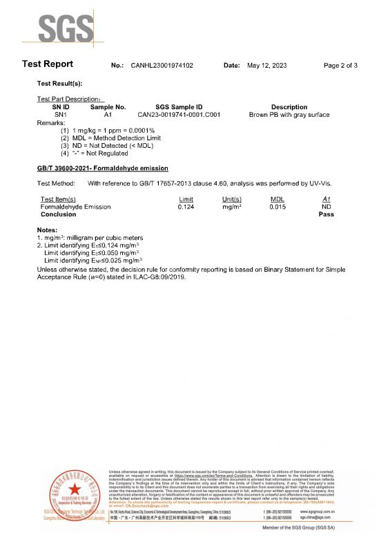 2023SGS亚美AM8AG旗舰厅家居检测报告英文版